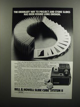 1978 Bell &amp; Howell Slide Cube System II Ad - The ordinary way to project - £14.50 GBP