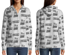 Cat and piano women hoodie zipper fullprint streetwear thumb200
