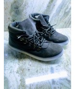 Ship N 24 Hours: New- Kids Modis High Top Gray Sneakers Size 6M. - $526.68 MXN