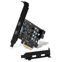 Usb C Pcie Expansion Card Superspeed 10Gbps With 2 Usb C And 2 Internal ... - $62.69