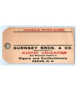 c1920 Gurnsey Bros &amp; Co Tag Label Cigars Confectionary Keene Crackers - $367.57 MXN