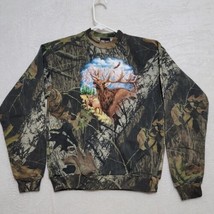 Mossy Oak Kids Camo Sweat Shirt Size XL Long Sleeve Elk Casual Sportex - $14.87