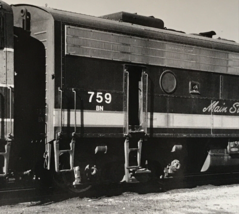 Burlington Northern Railroad #759 F7B Electromotive Train Photo Minneapolis Jct - $9.49