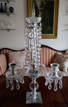 Stunning Art Deco C1920 Glass 25&quot; Table Chandelier Intact and vgc. - $617.50