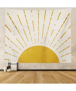 Boho Sun Tapestry Horizontal Sunset Sun Rise Vintage Hippie Tapestries W... - £15.89 GBP