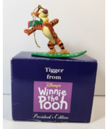 Disney Ornament Tigger Snowboarding Winnie Pooh Scholastic President&#39;s E... - $14.01