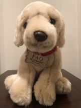 FAO Schwartz Toy Store Plush Golden Retriever Dog Soft Collector’s Item - £14.72 GBP