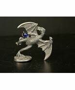 Pewter Dragon  Figure; Signed SCM Pewter - $176.69 MXN
