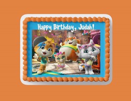 44 Cats Themed Birthday Cake Topper - $10.99