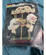 Vintage 1980s Bucilla Carousel 5941 Doorstop Pre Cut Plastic Canvas 8x10... - €17,10 EUR