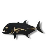 Sign - CUSTOM - Giant Trevally Fish (BLACK, 19x9inches) - $16.65+
