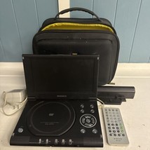 Magnavox Portable DVD Player 8.5 Inch MPD845 Working With Case Chargers ... - $44.54