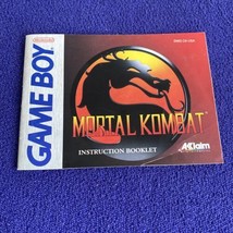 Mortal Kombat Nintendo Game Boy Instruction Manual Only - £5.50 GBP