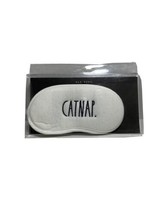 RAE DUNN White Sleep Mask “Catnap” 100% Cotton  New - $9.89