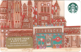 Starbucks 2017 Gingerbread City Collectible Gift Card New No Value - £2.33 GBP