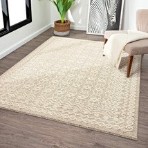 Rugs Area Rugs 8x10 Area Rug Carpets Modern Large Bedroom Beige Living Room Rugs - $179.00