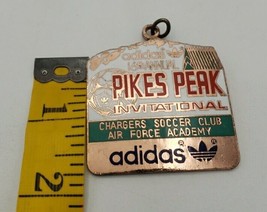 90s Adidas Pikes Peak Invitational MEDAL 1991 AWARD USAFA Soccer Club Air Force - £14.17 GBP