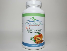 100% Organic Vitamin B17 Bitter Apricot Kernel Extract 600mg 100 Veg Capsules - £20.11 GBP