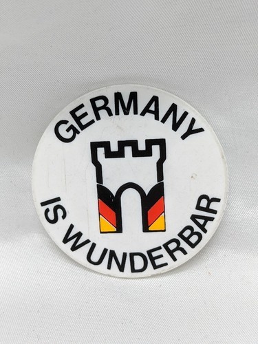 Germany Is Wunderbar Pinback 2&quot; - £37.22 GBP