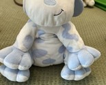 Kids Preferred Blue white Spotted Puppy Dog Plush Certified Asthma Allergy - £30.89 GBP