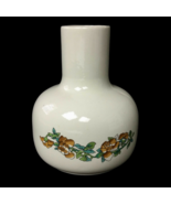 Vintage 80&#39;s Floral Ceramic Vase 6&quot; Tall Glossy - Dated - Signed - £32.15 GBP