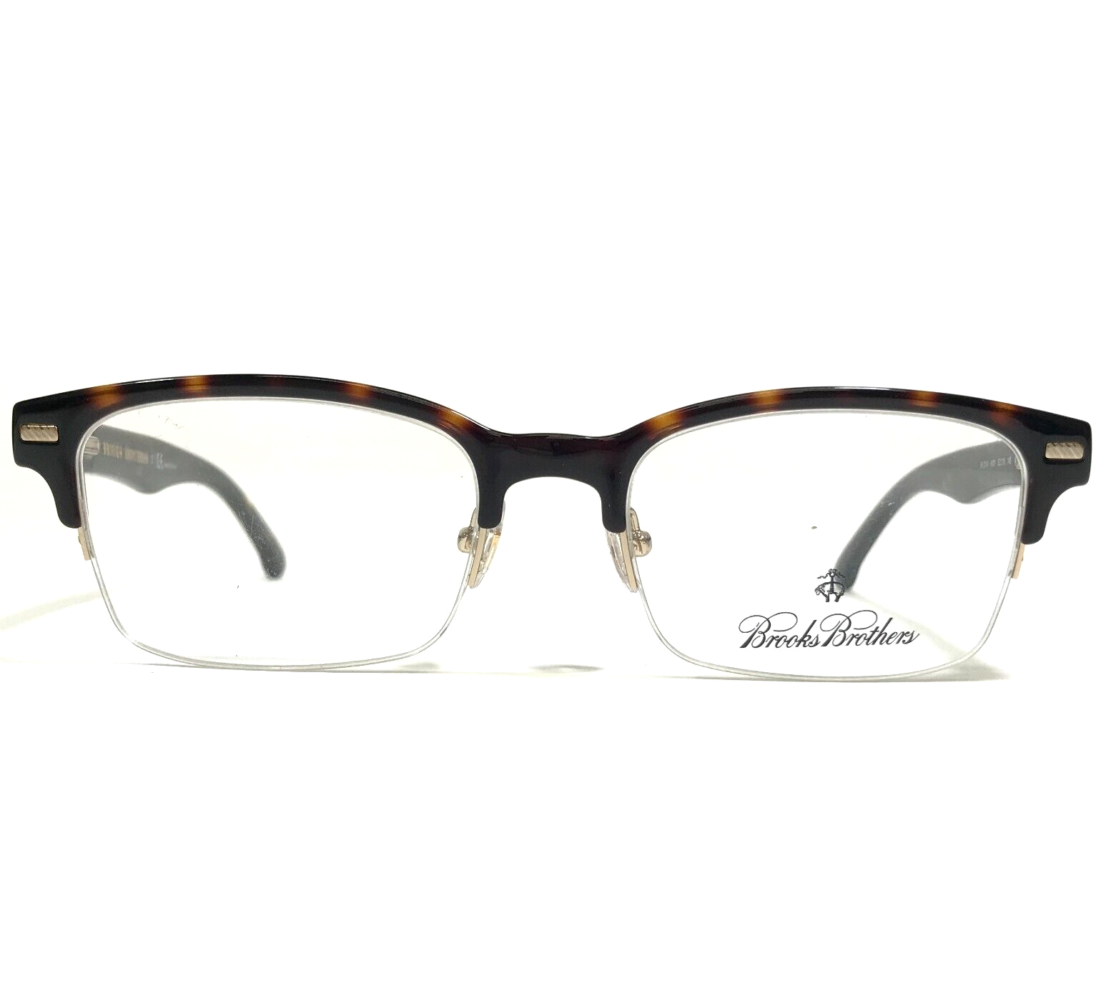 Primary image for Brooks Brothers Eyeglasses Frames BB2014 6001 Brown Tortoise Rectangle 52-18-145