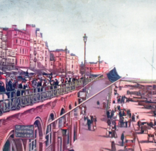 Lower Esplanade Brighton Postcard Vintage 1906 Antique - $11.96