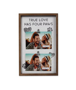 NEW &quot;True Love Has Four Paws&quot; Photo Clip Frame holds two 4 x 6 inch pict... - $11.95