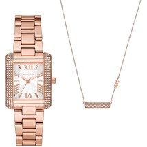 Michael Kors Mod. Emery Special Pack (Watch + Necklace) - £289.73 GBP
