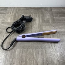 Chi Air Purple Flat Iron Tournamine Gold Plates Hairstyling Excellent - £14.85 GBP