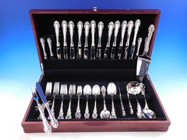 Dresden Scroll by Lunt Sterling Silver Flatware Set for 6 Service 54 pieces - £2,544.58 GBP