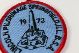 Vintage 1973 Lincoln Pilgrimage Springfield ILL Boy Scouts of America BSA Patch - $11.69