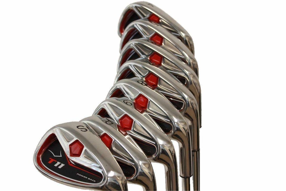 CUSTOM MADE Power Back T11 GOLF CLUBS GRAPHITE IRON IRONS 4-SW OS SET - $391.98