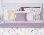 Yves Delorme Floral Queen Duvet Set 3PC Multicolor Reversible Cotton Sen... - £199.37 GBP