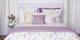 Yves Delorme Floral Queen Duvet Set 3PC Multicolor Reversible Cotton Senteur NEW - £199.58 GBP