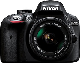 Nikon D3300 W/ Af-P Dx 18-55Mm Vr Digital Slr – Black - £726.49 GBP