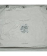 Vintage Apple With Silver Colored Logo Drawstring Bag 12&quot; X 12 1/2&quot; - $14.84