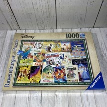 NEW SEALED Ravensburger 19874 Disney Vintage Movie Posters 1000 Pc Jigsa... - $24.24