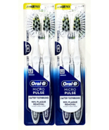 2 Packs Of 2 4 Total Oral-B Micro Pulse Battery Toothbrushes Plaque Removal - €26,04 EUR