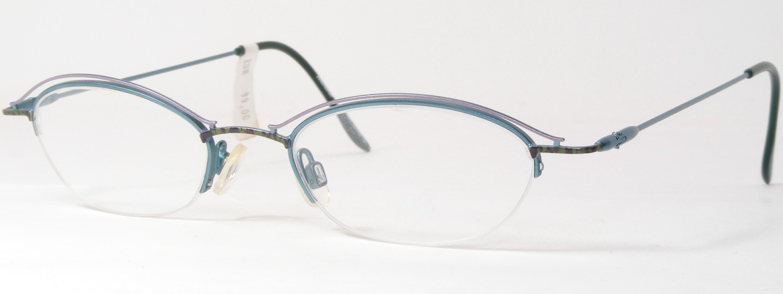 Vintage Meitzner Lamona 5023 Multicolor Einzigartig Selten Brillen 47-19... - $76.76