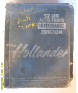 Hollander 52nd Edition Auto-Truck Interchange Manual - $941.35 MXN