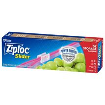 Ziploc Gallon Food Storage Slider Bags Power Shield Technology 32 Count - $387.62 MXN Ziploc Gallon Food Storage Slider Bags Power Shield Technology 32 Count - $387.62 MXN