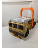 Matchbox Power Launcher Military Truck brown gold match box car track pa... - $40.00