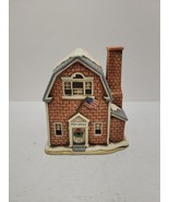 Lefton Colonial Christmas Village ~ 1989 Red Brick Post Office #07341 Ha... - £14.61 GBP