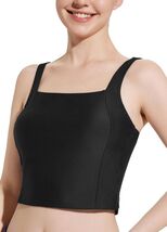 baleaf Women's Black Tankini Swim Top Modest Square Neck Size 42 - $113.50 MXN baleaf Women's Black Tankini Swim Top Modest Square Neck Size 42 - $113.50 MXN