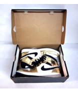 Nike Air Jordan 1 Mid SE Metallic Gold Black Sneakers DC1419-700 Men’s S... - $1,455.13 MXN
