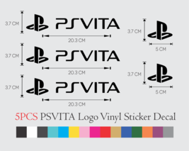 5 PCS PS VITA Logo Vinyl Sticker Sony Game Console - £9.74 GBP+