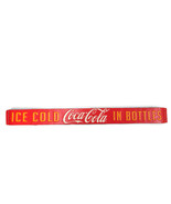 Coca-Cola Red Tin  Door Push Ice Cold In Bottles  - $24.75