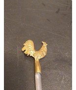 Kabob Skewer TARZAN INOX TURKEY Vintage Brass Stainless 11.5&quot; Chicken Ro... - $20.22 CAD