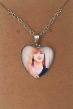 Kpop Korean Idol Group Lisa Picture Silver Stainless Necklace Chain Pendant - £3.94 GBP
